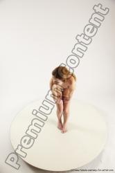 Nude White Standing poses - ALL Slim long blond Standing poses - simple Multi angle poses Pinup